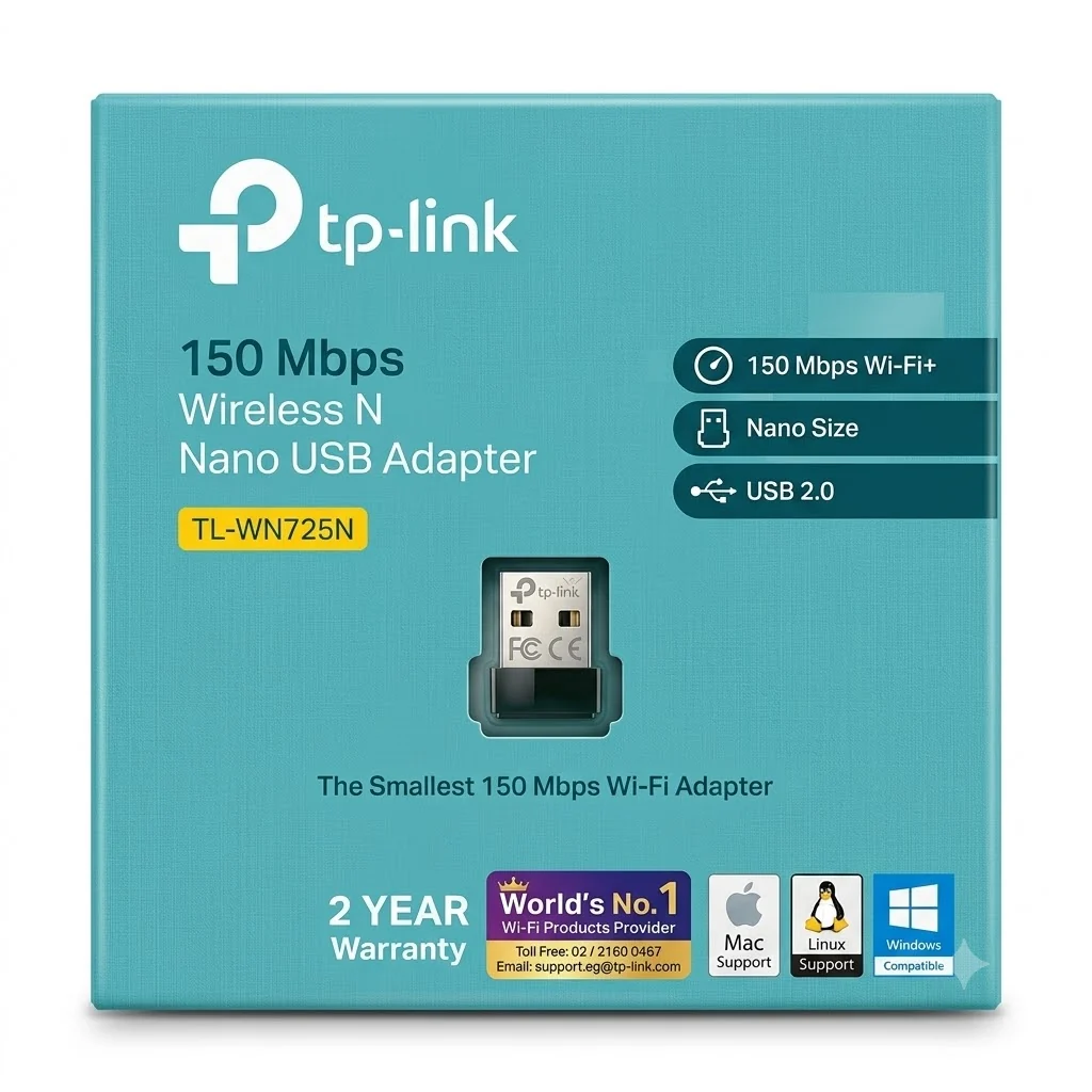 TP-Link TL-WN725N Wireless N 150Mbps Nano USB Adapter